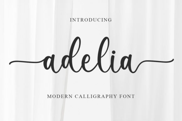 Adelia: Elevating Design with Elegant Script Typography
