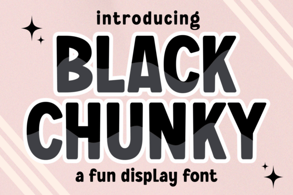 Black Chunky: Command Attention with Playful Authority