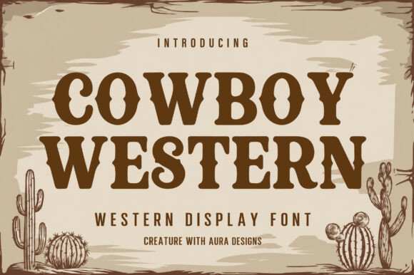 Cowboy Western: A Bold Typeface for Authentic Branding
