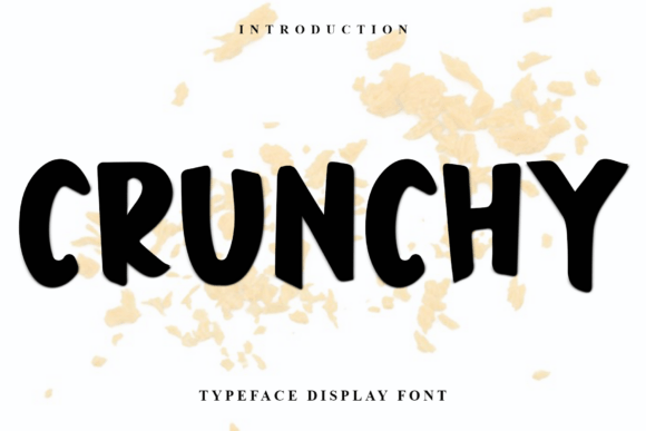 Crunchy: A Festive Typeface for Enchanting Designs