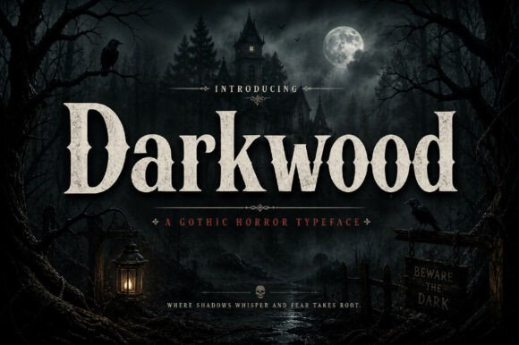 Darkwood: The Bold Vintage Display Font
