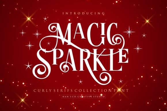 Enchant Your Designs with the Magic Sparkle Font