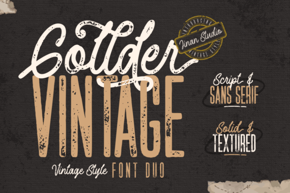 Gollder Vintage Duo: A Modern Typography Solution