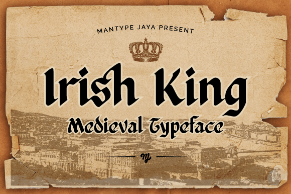 Irish King: Celtic Blackletter for Modern Design