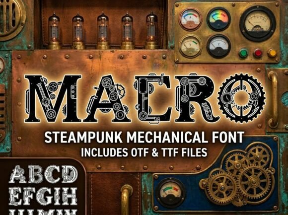 Macro: Elevate Your Creative Projects with a Powerful Display Font