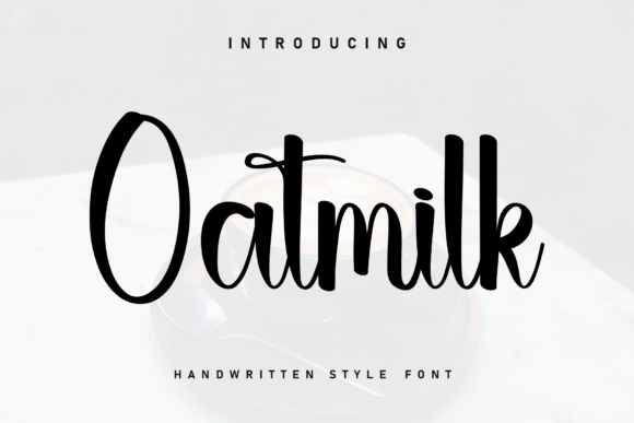 Oatmilk Font: A Handwritten Charm for Modern Design