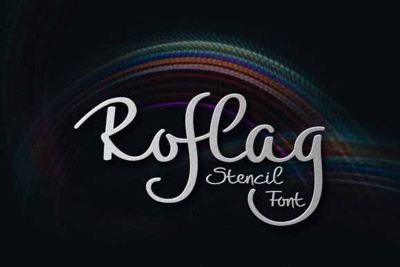 Roflag Stencil: A Modern Typeface for Dynamic Design
