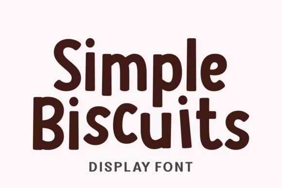 Simple Biscuits: A Joyful Comic Font for Vibrant Designs