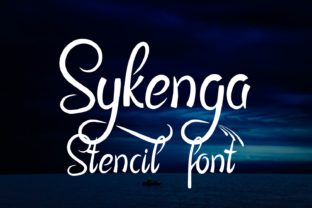 Sykenga: Elevate Your Designs with Distinctive Stencil Typography