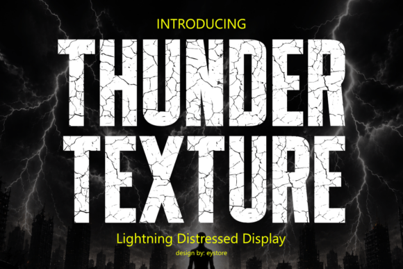 Thunder Texture: A Bold Font for Impactful Design