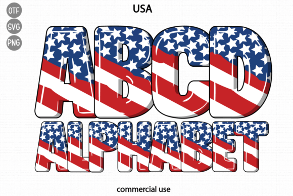 Usa: A Fun Duo Font for Patriotic Design