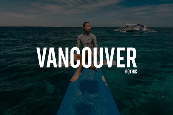 Vancouver Font: Bold Sans Serif for Modern Design